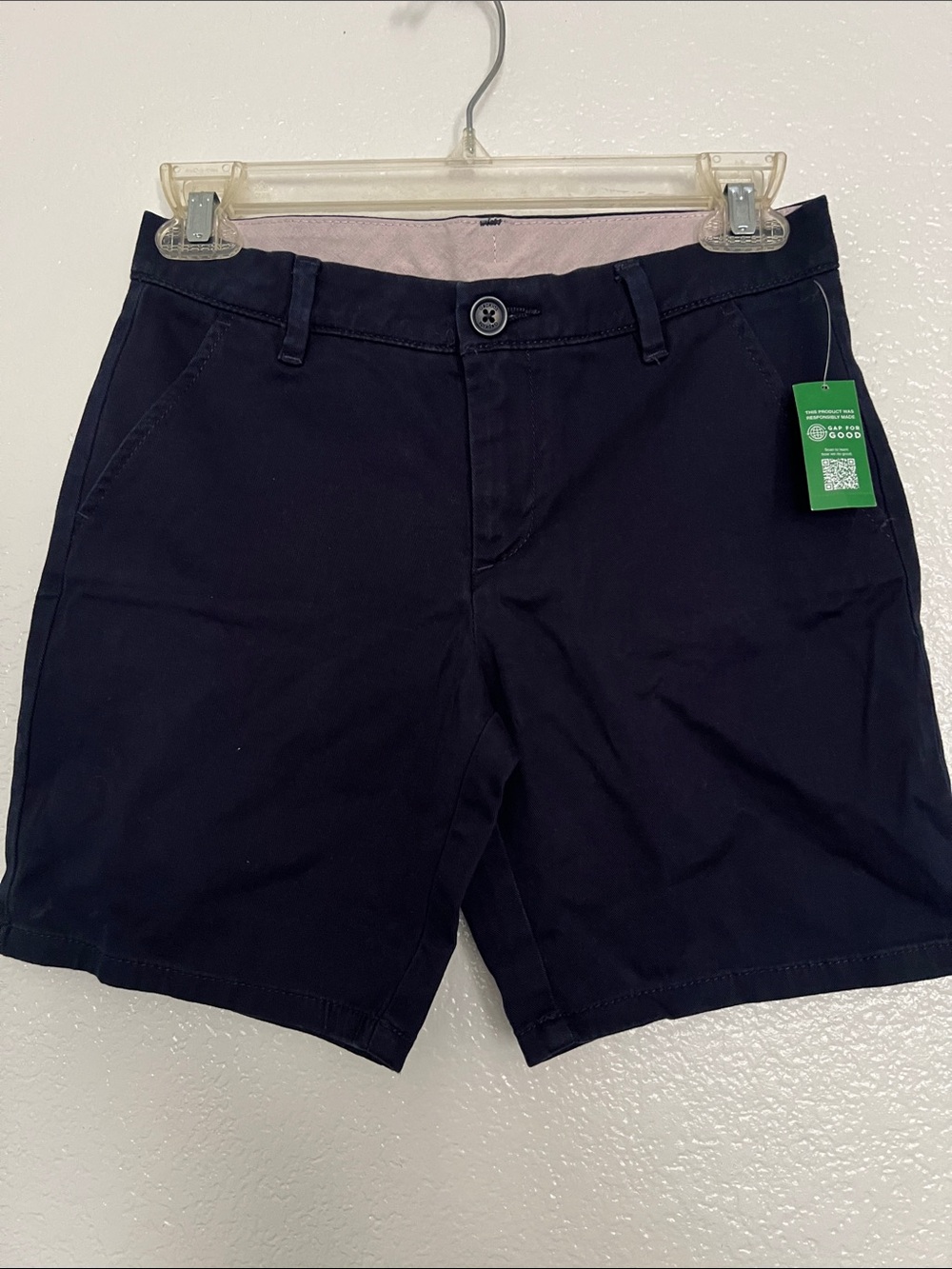 GAP Navy Flat Front Kids Shorts